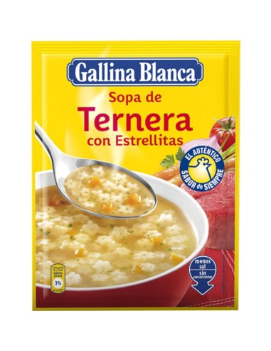 SOPA ESTRELLITAS VERDURAS GALLINA BLANCA
