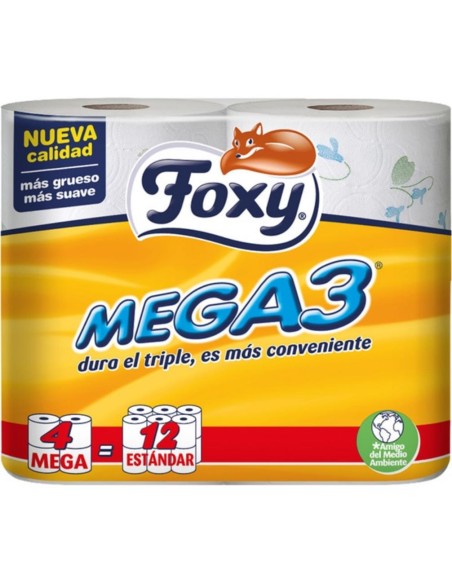 PAPEL HIGIENE FOXY X4