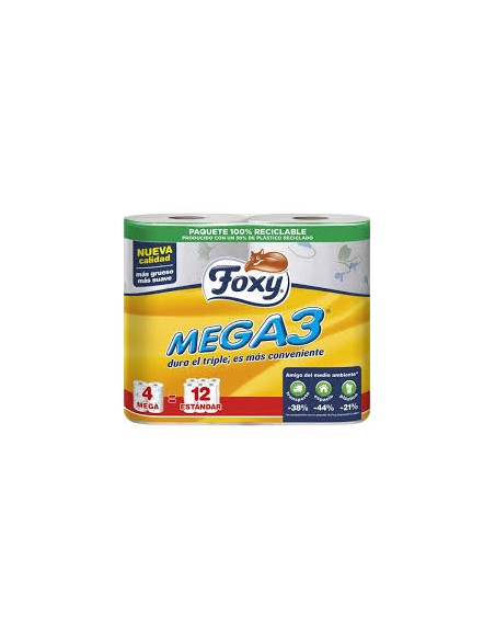 PAPEL HIGIENE FOXY X4