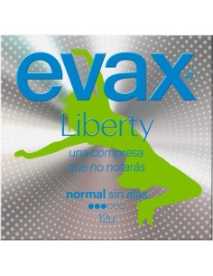 COMPRESAS EVAX LIBERTY SIN ALAS X12
