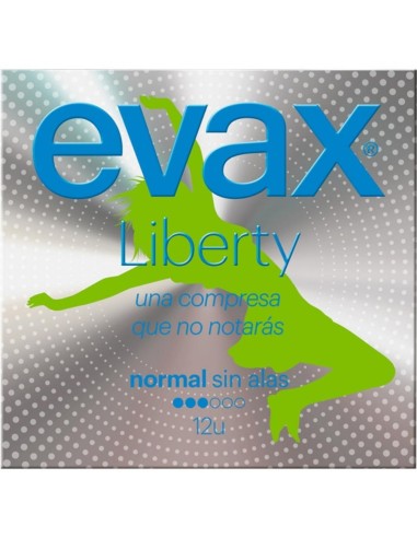 COMPRESAS EVAX LIBERTY SIN ALAS X12