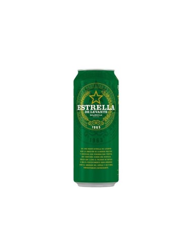 CERVEZA ESTRELLA LEVANTE BOTE 50CL