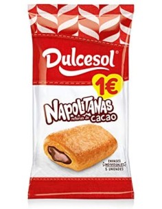 NAPOLITANAS CACAO  DULCESOL160G