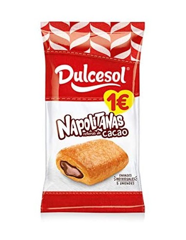 NAPOLITANAS CACAO  DULCESOL160G
