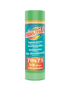 BOLSA BASURA MIHOGAR 50L X10 2