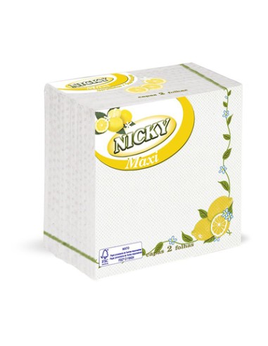 SERVILLETAS NICKY LIMON 