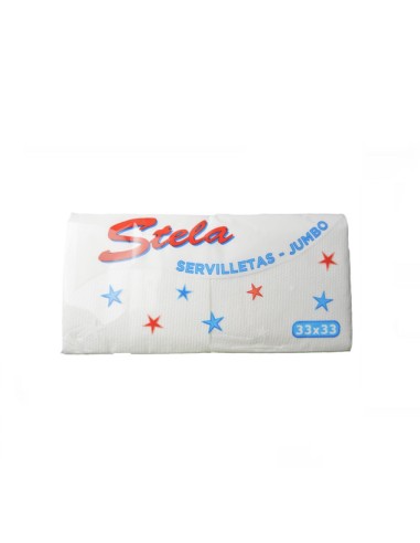 SERVILLETAS STELA DUPLO DECORAD. 140 UND