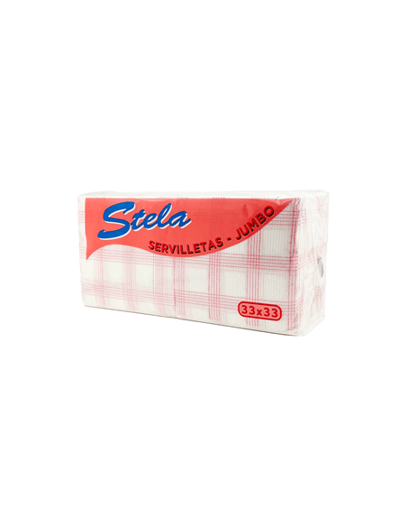 SERVILLETAS STELA DUPLO DECORAD. 140 UND
