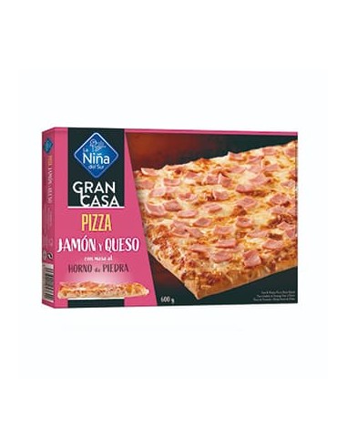 PIZZA LA NIÑA DEL SUR JAMON Y QUESO