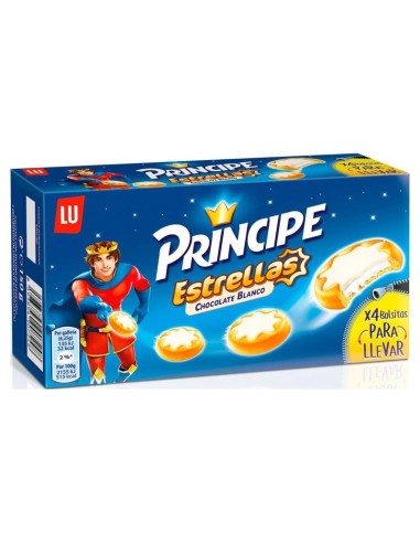 ESTRELLAS PRINCIPE CHOCO-BLANCO 150G