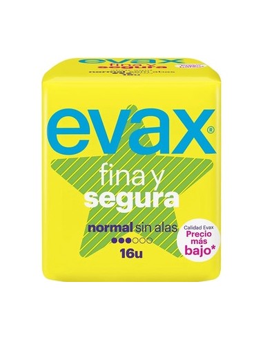 EVAX FINA Y SEGURA SUPER SIN ALAS 13UND