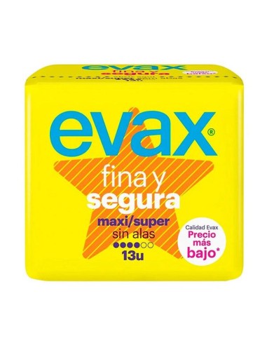 EVAX FINA Y SEGURA SUPER SIN ALAS 13UND
