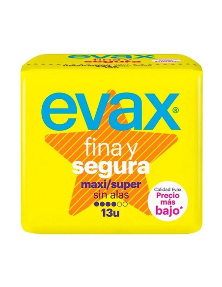EVAX FINA Y SEGURA SUPER SIN ALAS 13UND