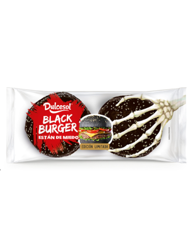 BURGUER BLACK DULCESOL X4