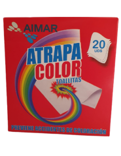 TOALLITAS ATRAPA COLOR AIMAR 20UND