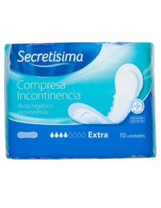 COMPRESA SECRETISIMA INCONTINENCIA X10