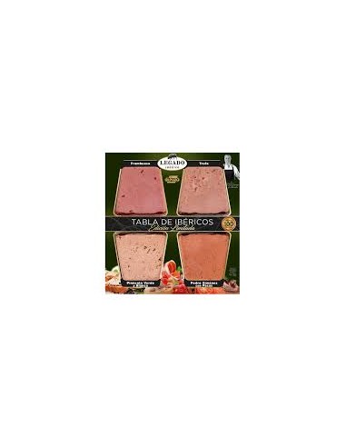 TABLA PATE IBERICOS 4 x 50G
