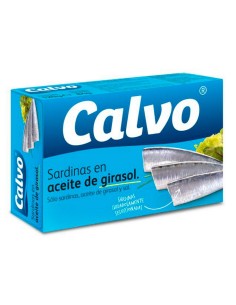 SARDINAS CALVO ACEITE VEGETAL 120 GRS